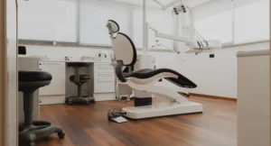 Sala visite dello Studio Dentistico De Benedictis ad Ascoli Piceno